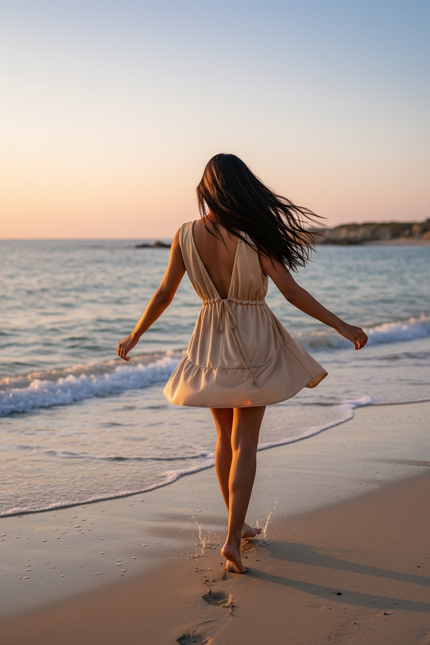 VESTIDO PUSHKIN SEDA