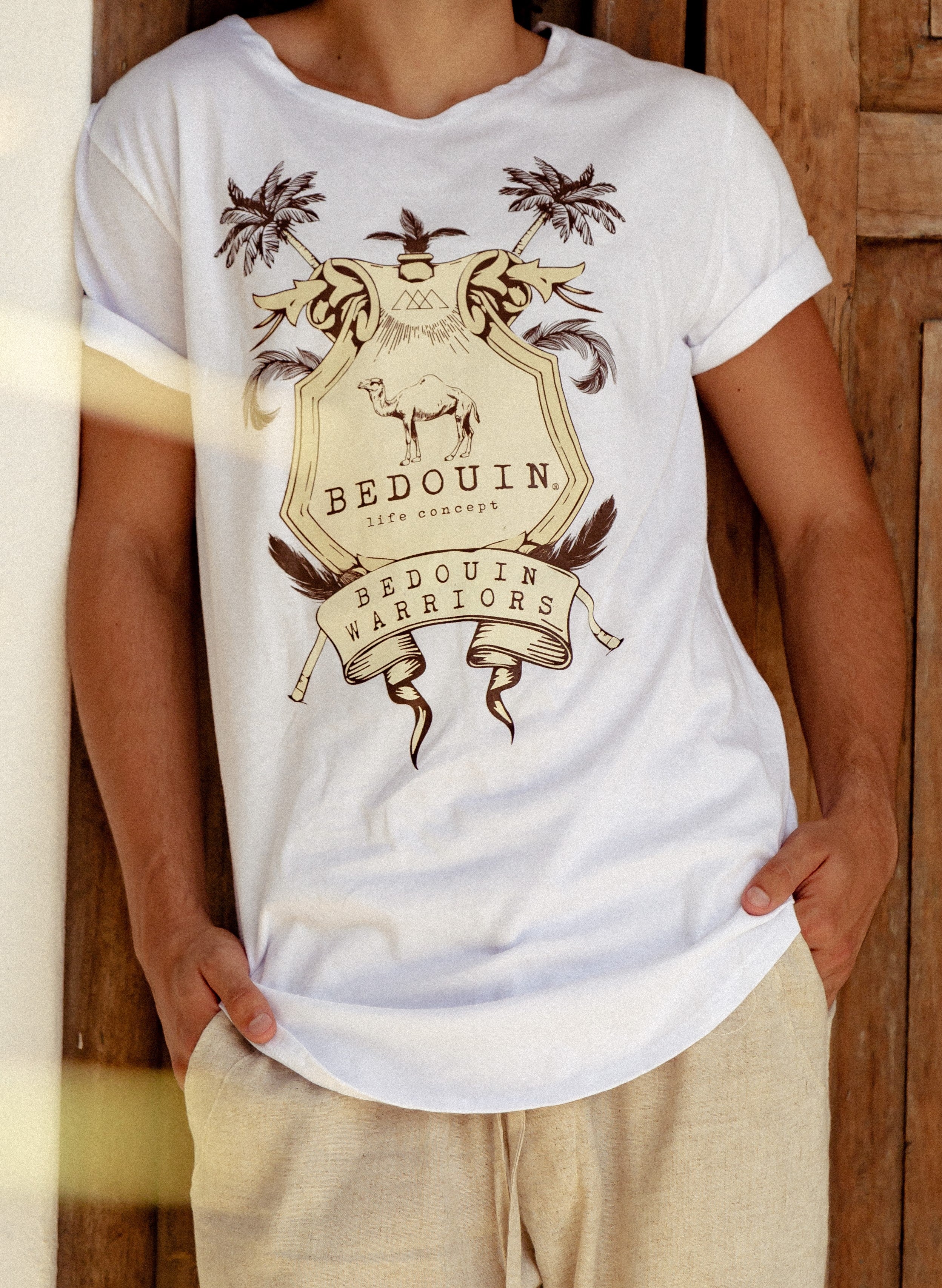 BEDOUIN T- SHIRT OCRE