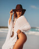 WHITE FEATHER CAPE - Bedouin Life Concept